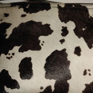 HOBO COWBOY DARCY LEATHER W/ CALFHAIR.  NWT